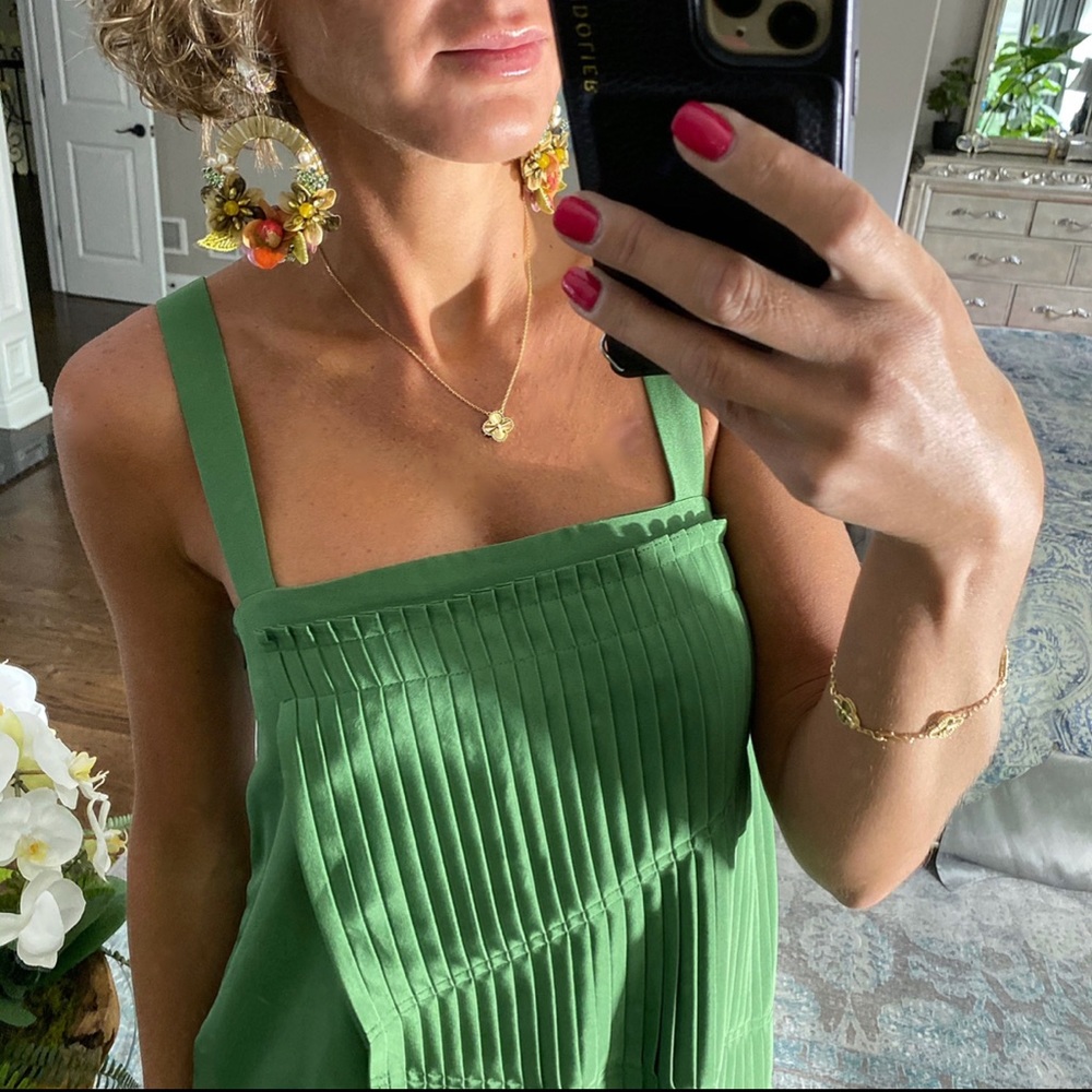 Tibi green dress size2 - Picture 2 of 6